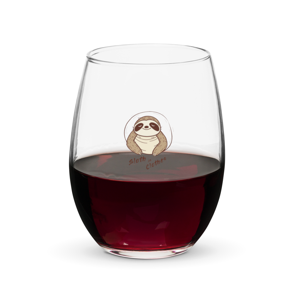Simple Sloth glass